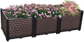 YSUEFIJO Raised Garden Bed for Vegetables Planter Box for Outdoor Plants Flowers Planting Raised Container Planter Raised Beds for Planting Outdoor Plants Vegetables