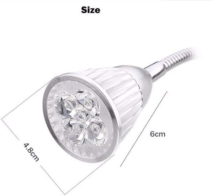 Wall Lights Led Grow Light with Clip Flexible Lamp Head Clip Led Plant Growth Light for Indoor or Desktop Plants Plug