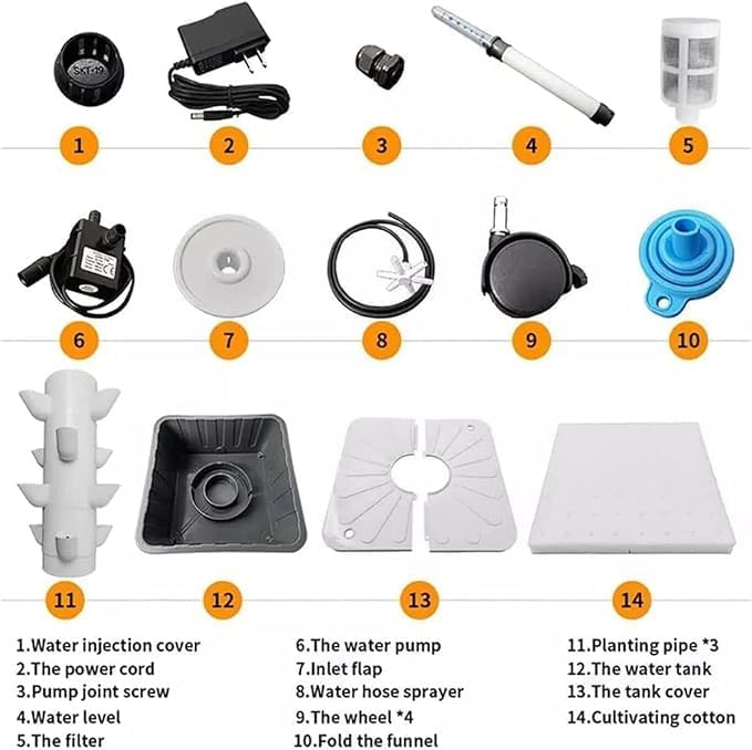 Hydroponics Growing System 15 Layer 45 Holes Indoor hydroponic Grow Sys 45-Hole Plant Machine with Led Grow Llight Hydroponic Tower Growing sy Grow Sys Hydroponic Growing Sys Kits