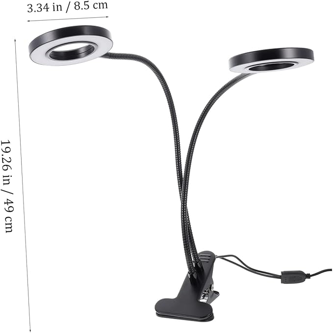 Garneck Led Grow Light Low Light House Plant Lamp for Seed Starting Indoor Growth Lamp