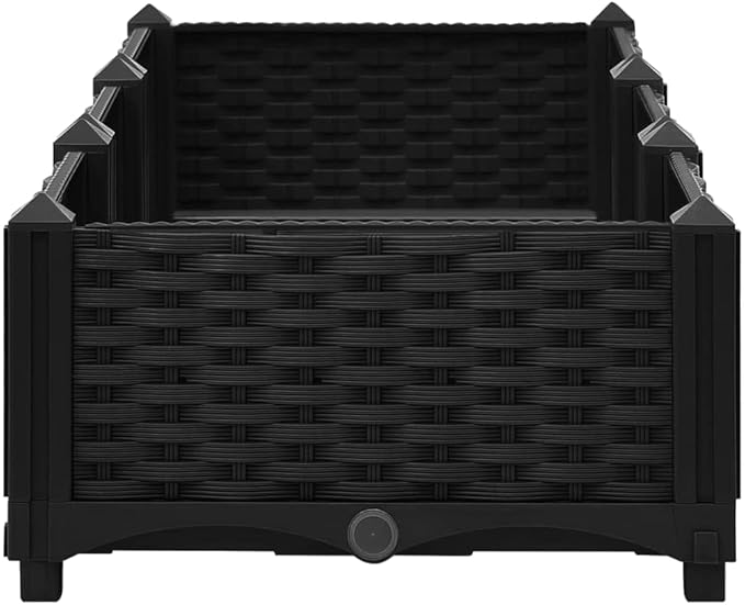 Cultivation RoomPatio Garden Home DecorVegetable planters for Porch PatioDurable and Long-LastingRaised Bed 47.2x15.7x9.1 Polypropylene