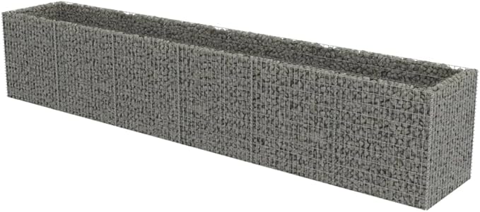 Galvanized Steel Raised Garden Bed 212.6x35.4x39.4 Outdoor Raised Planter Box for Flower and Vegetable Garden Durable Weather-Resistant Metal Raised Beds for Patio and Garden