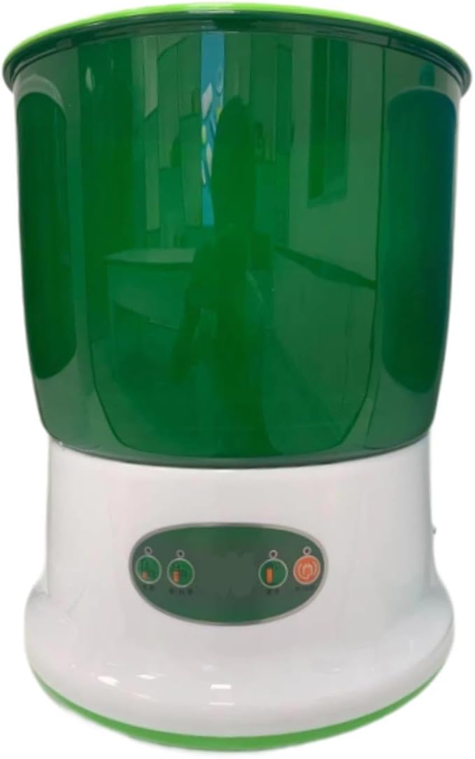 Bean Sprouts Machine360Degree Sprayer Temperature and Humidity Control Seed Sprouter Sprouts Maker for Soybean DIY Planting 3 Layers
