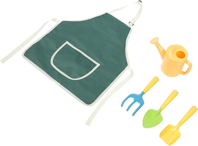 Mini Garden Tool Set for Boys and Girls Shovel Rake Watering Can Outdoor Planting Toys Strong Easy to Use
