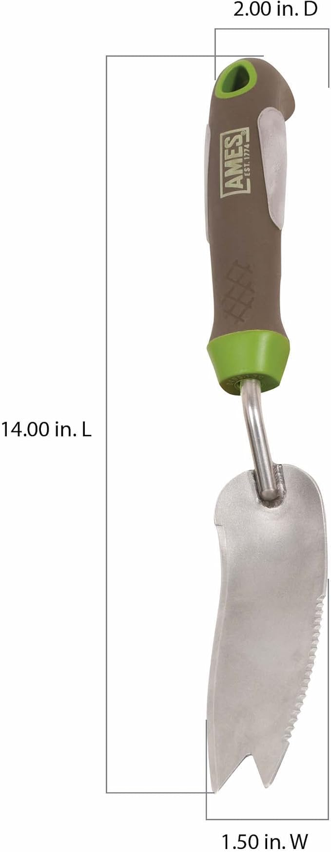 Gardening Ergonomic Gel Hand Tool Bundle: Trowel Hand Cultivator Weeder Hoe