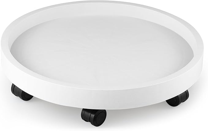 BAOSHISHAN Silent Wheel Mobile Tray for 7-Layer Hydroponics Tower Easy Mobile Heavy-Duty Load-Bearing Floor-Safe Design