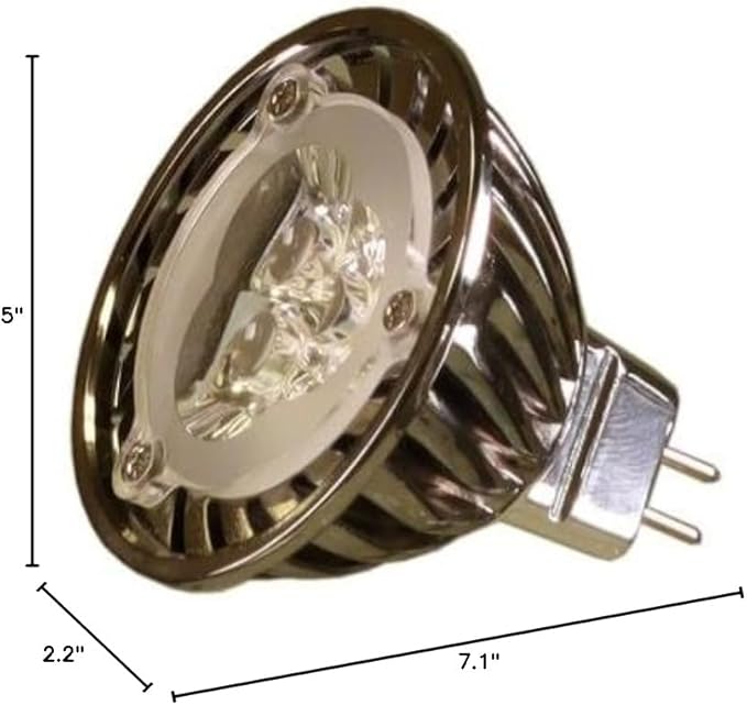 Best Pro Lighting 6 Pack LED 3 Watt Directional Bullet in Rust