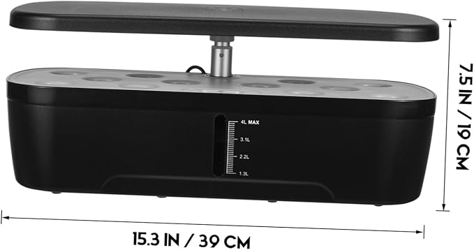 1Set Indoor Hydroponics Growing System Kit Compact Pot Indoor Garden with Multi Porous Design Simple Operation and Abundant Accessories for Fresh Vegetable Cultivation