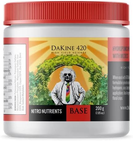 DaKine 420 Nitro Hydroponic Nutrients Base (200g) –Nitrogen Fertilizer for Indoor Plant - Indoor Plant Fertilizer for Vegetative Growth