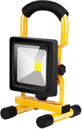 LED Rechargeable Work Floodlight10W /20W USB Battery Light Super Bright 2000LM Waterproof Outdoor Stand Lamp for Car Garage Camping(10W)