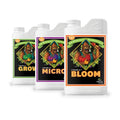 Advanced Nutrients pH Perfect Nutrients Fertilizer. Bloom Micro and Grow 1-Liter Pack OF3