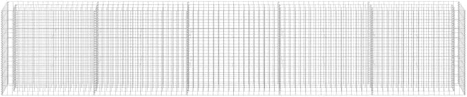 Gabion Raised Bed Galvanized SteelGabion Basket Gabion Planter Steel Fencing Wire Patio Flower Plant Bed Basket Stone Wire Garden Outdoor Landscape Decoration