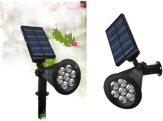High Lumen Solar Outdoor Lights Outdoor Solar Spotlights Solar Floodlights Ground Plug Lights Waterproof Solar Spotlights Solar Landscape Lights Suitable For Driveway Garden Pool Garage 2pack.