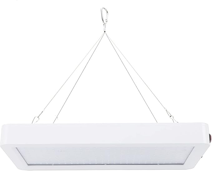 Full Spectrum Grow Light 2000W Full Spectrum LED Grow Light 3000lm Double Switch Plant Grow Light for Indoor Plants Veg and Flower Grow Light (USA Plug)