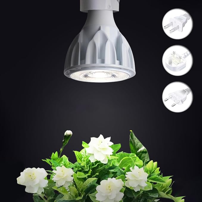 PAR30 LED Grow Lights with Plug-in Hanging Cord 25 Watt COB Full Spectrum Plant Light Bulb (200 Watt Eqv.) Grow Lamp Bulb for Indoor Plants Flowers Greenhouse Seed Starting