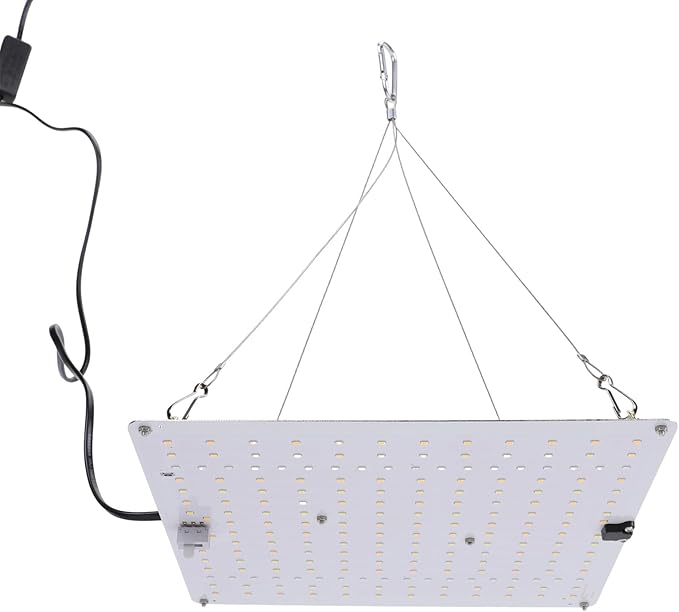 YUYTE Full Spectrum Grow Light 22W LED Plant Light with High PAR Output and Hanging Hook for Hydroponic Greenhouse Flower Indoor Plants (US Plug)