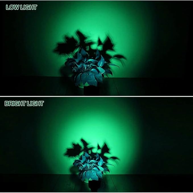 Solar Landscape Lights 7 LED Solar Spotlights 2 in 1 Security Light Solar Lights Outdoor Waterproof for TreePatioYard (Green)