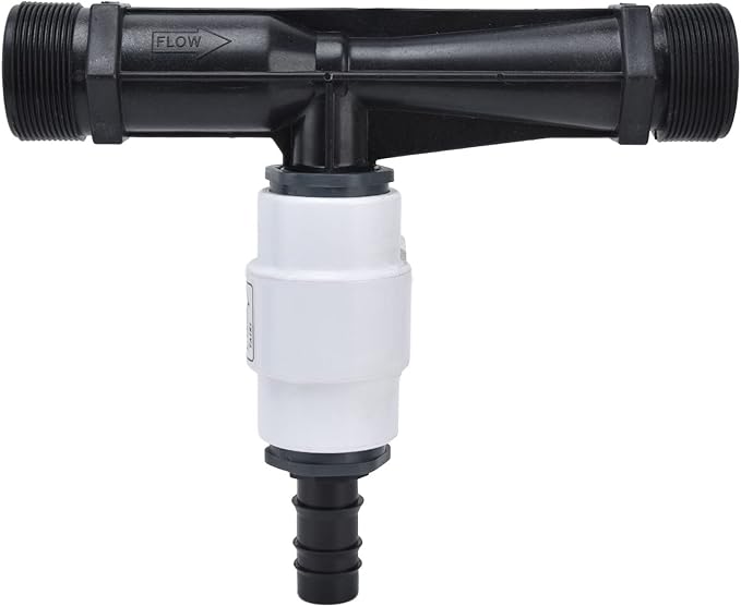 G2 External Thread Venturi Fertilizer with Check Valve Agriculture Fertilizer Injector Irrigation Tool for Garden