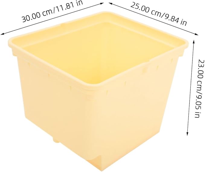 POPETPOP 1set Hydroponic Planting Bucket Nursery Box for Soilless Vegetable Cultivation for Greenhouse and Indoor Gardening and Easy to Assemble No Lid Included