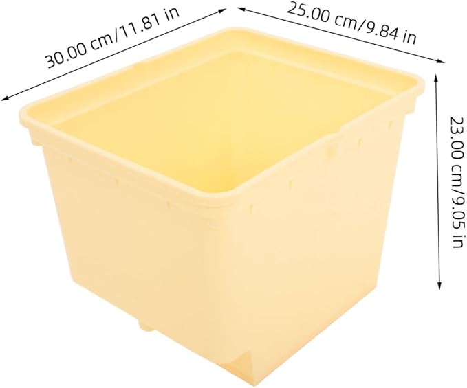 Yardwe 2-Pack Hydroponic Planting Box Soilless Vegetable Cultivation Bucket Plastic Garden Supplies for Indoor Greenhouse Drainage System