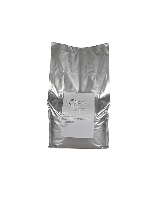 Greenway Biotech Inc. Urea Fertilizer Indoor/Outdoor Plant Food - High Efficiency 46% Nitrogen 46-0-0 - Prilled Aqua Regia Gold Refining 99.9% Water Soluble Garden Lawn Fertilizer (2X 25 Pound)