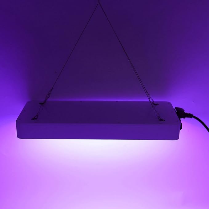 Full Spectrum Grow Light 2000W Full Spectrum LED Grow Light 3000lm Double Switch Plant Grow Light for Indoor Plants Veg and Flower Grow Light (USA Plug)