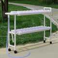 Hydroponic Grow Kit 2 Layers 36 Plant Sites 4 PVC Pipes Indoor Hydroponics Growing System for Leafy Vegetables63MM Planting Tube (63mm Planting Tube)