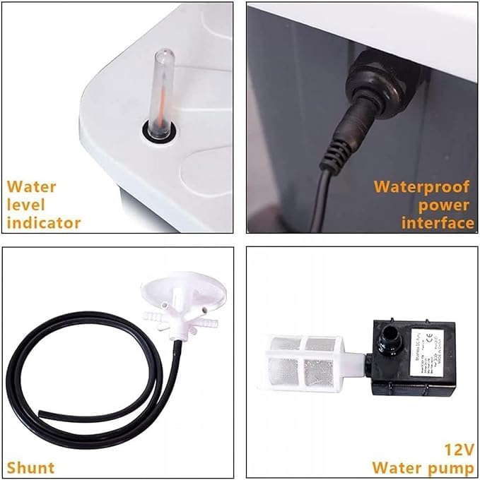 Hydroponics Tower 45 Holes Aquaponics Grow 15 Floors Garden Tower Aeroponics Growing Kit for for Fruits and Vegetables with HYD