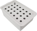 24 Holes Gray Hydroponic System Growing Box with Timer Oxygen Pump Hydroponic System Planter Box for Flowers Vegetables Plants (US Plug 110V)