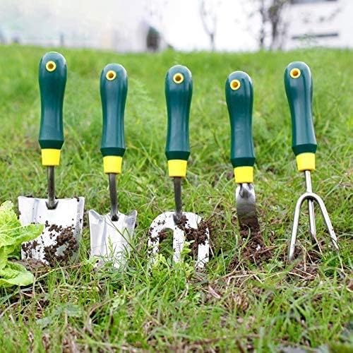 Garden Tool Set 5 Piece Stainless Steel Heavy Duty Gardening Tool Set Mini Garden Plant Tool Loose Soil Pot Planting Flowering Tool