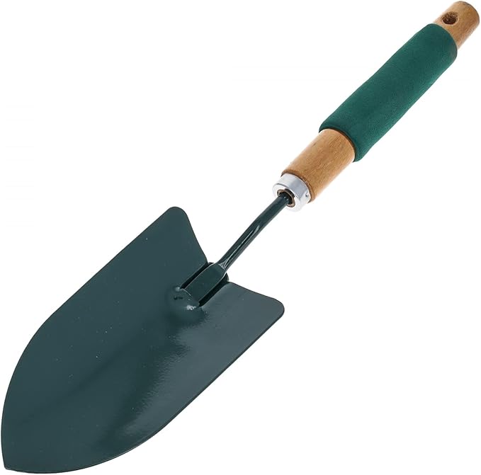Wooden Steel Handheld Garden Tools Set Rake Shovel Hoe 3 Pieces
