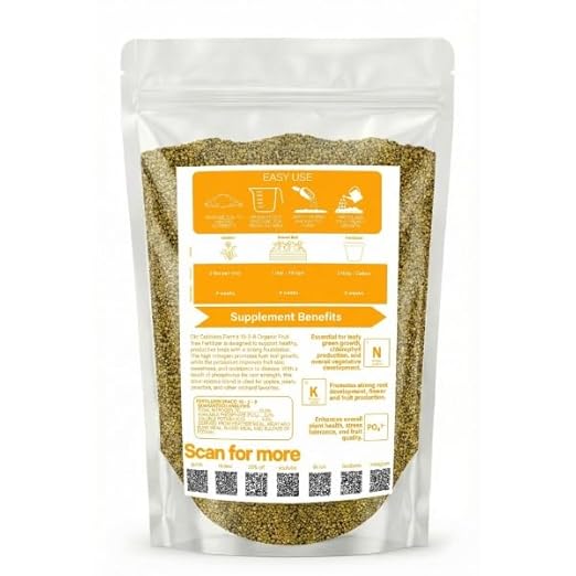 Old Cobblers Farm™ Organic Fruit Tree Fertilizer 10-2-8 – Slow-Release Plant Food for All Fruit Trees – Boosts Root Strength Fruit Yield and Soil Health – Natural Garden Formula (10 lbs)