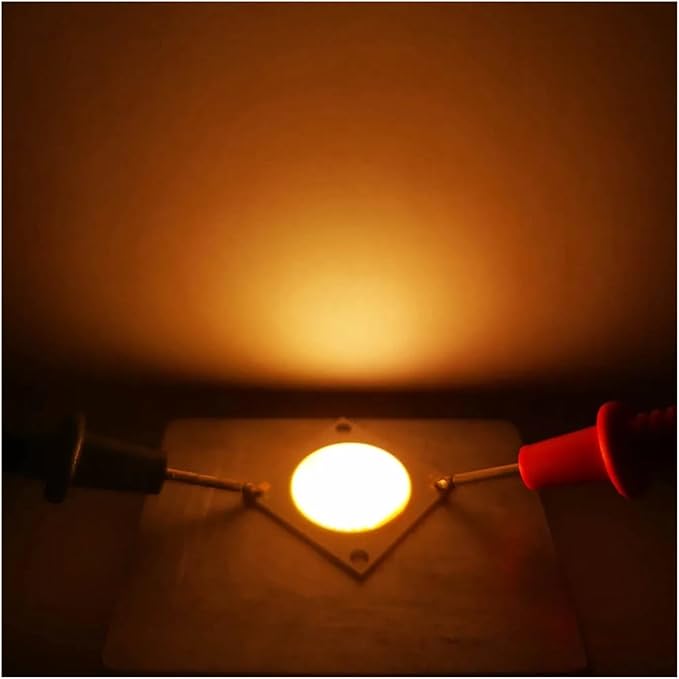 3PCS LED COB Chip Bridgelux Crystal 28 * 28mm Ra90 48W/72W/96W DC36-39V High Lumen Plant Growth Light Home Lighting for Spotlights(3000K96W)