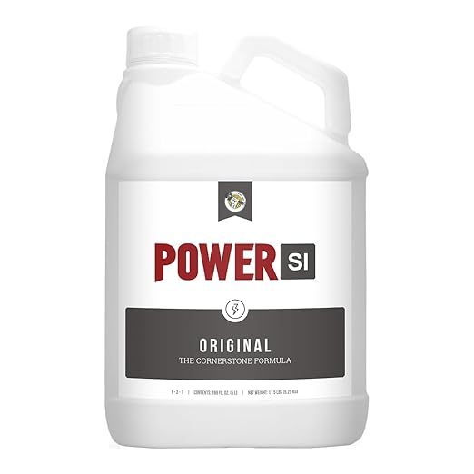 PowerSi Original 5L – Premium Silica Supplement for Stronger Plants &amp Maximum Nutrient Uptake – Enhances Growth Resilience &amp Yield – Highly Concentrated &amp Fast-Acting