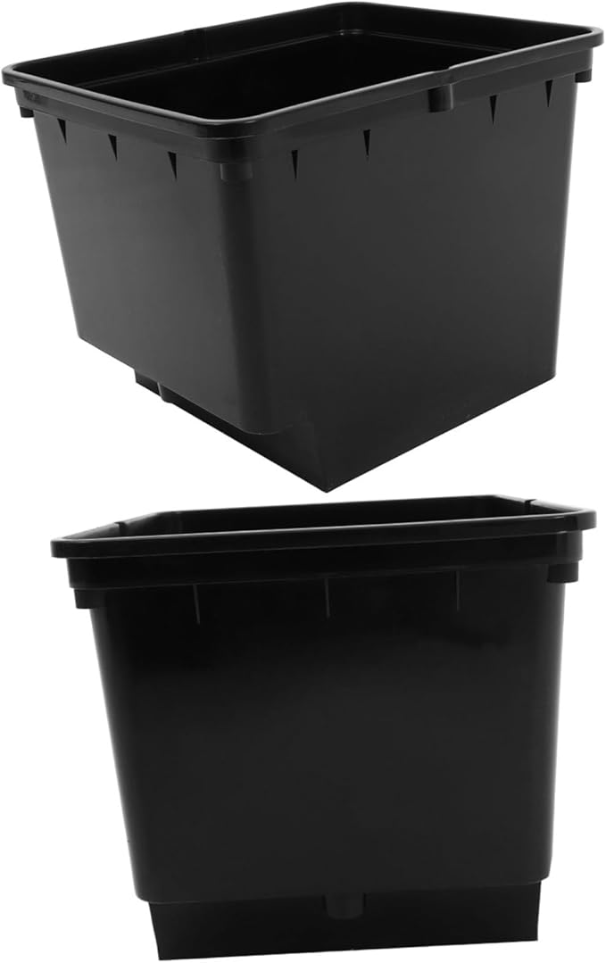 1set Hydroponic Plant Nursery Buckets for Soilless Vegetable and Fruit Cultivation Sturdy Material Easy to Assemble for Greenhouses and Balconies No Lid