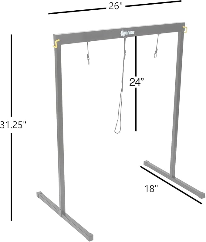 SUNPACK Metal Grow Light Stand Black 26in - Ideal for Greenhouses or Indoor Gardening Start Seedlings or Cuttings - for Healthy Root Growth