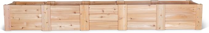 Infinite Cedar Premium Cedar Raised Garden Bed (2' x 10' x 16.5 H)