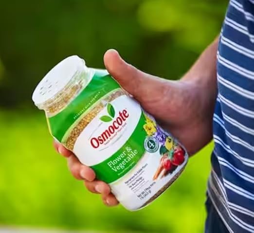 Osmocote Smart-Release Plant Food Flower &amp Vegetable 14-14-14 1 Lbs. - Pack of (6)