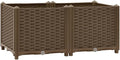 Raised Bed PlanterGarden BedGalvanized Raised Garden BedPlanter Raised bedsGalvanized Planter31.5x15.7x15 Polypropylene