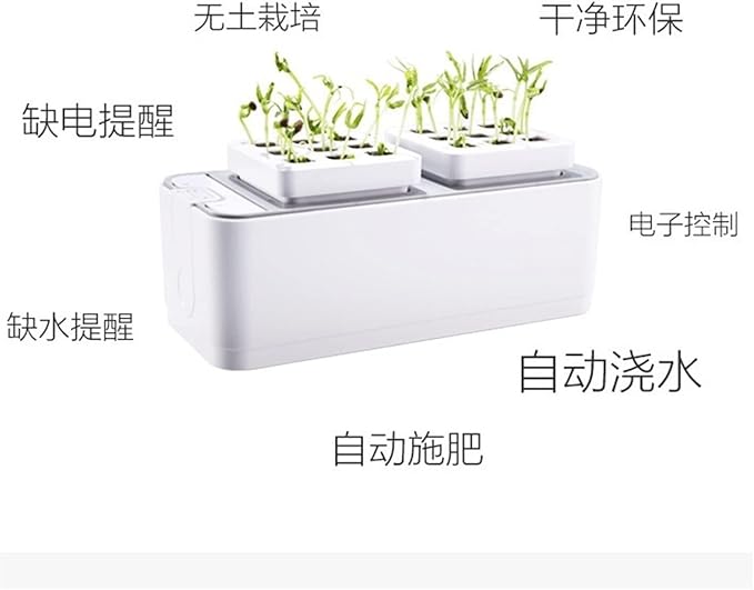 Indoor Hydroponic Garden with LED Grow Light &amp Auto Watering Smart Soilless Planter for Herbs Veggies &amp Flowers