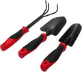 1set Professional Gardening Tool Garden Tools Dual Rubber Grip for Planting Weeding and Boys and Girls Outdoor Gardening Activities