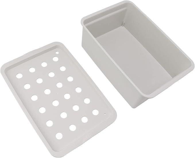 24 Holes Gray Hydroponic System Growing Box with Timer Oxygen Pump Hydroponic System Planter Box for Flowers Vegetables Plants (US Plug 110V)
