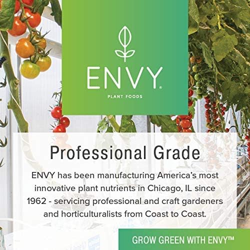 ENVY Hydroponic Plant Food A &amp B – Two-Part Liquid Nutrient for Indoor/Outdoor Plants - Soil Coco Hydroponics DWC – Gallon Set