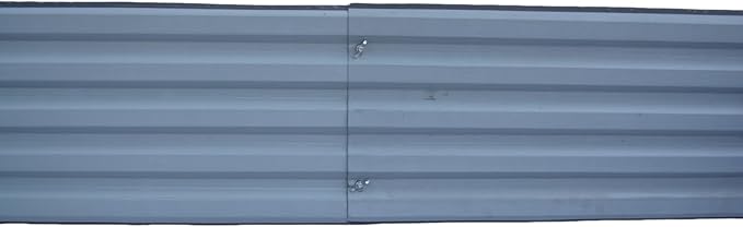 Galvanized Raised Garden Bed Outdoor Metal Quadrilateral Planter Box Deep Root Planters Boxes 3.93ft x 3.93ft Suitable for Plants Flowers Vegetables Herbs Fruits Dark Grey