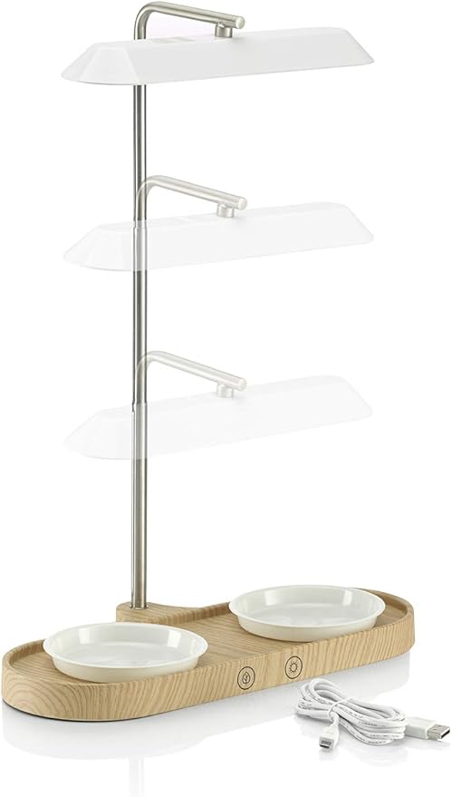 Auraglow LED Plant Grow Light with Hydroponic Full Spectrum Grow Mode &amp Display Lamp for Herbs Fruit Veg &amp Indoor Plants