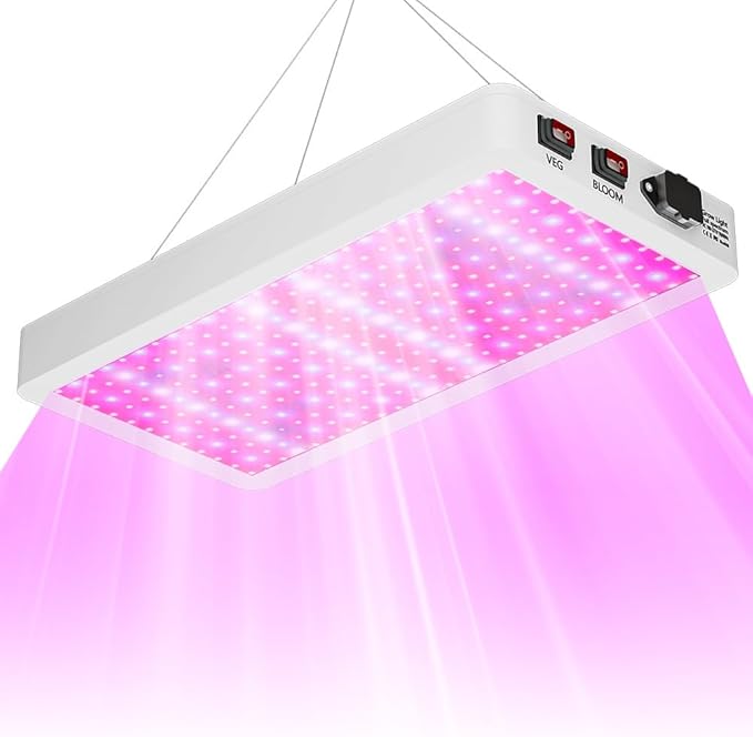 1000W Red-Blue LED Full Spectrum Plant Grow Lights Fill Lamps with Veg/Bloom Modes &amp Stepless Dimming AC100-277V Wide Voltage With UV/IR Suitable For Greenhouse Growth Tent &amp Hydroponic Cul