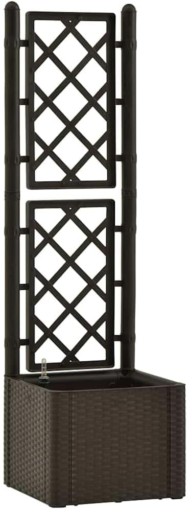 Raised Bed Mocha Plastic Large Planters Garden Raised Bed Gardening Pots &amp Planters 313964