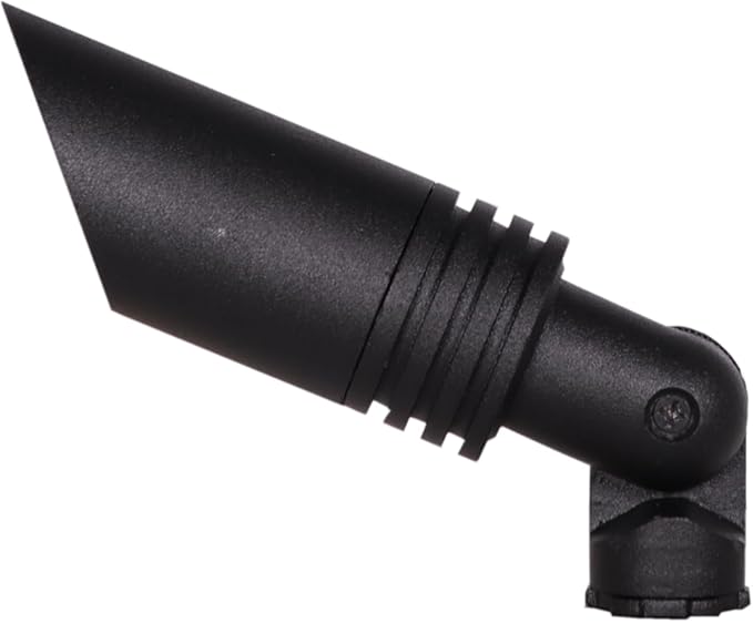 Best Pro Lighting Low Voltage Landscape Mini Spot Light 12V Integrated 3W LED 2700K Warm White Outdoor Spotlight Directional Up Lighting with Stake for Bushes Trees Shrubs Die-cast Aluminum