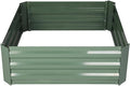 Raised Garden Bed Steel Planter Box Galvanized Anti Rust Coating Planting Vegetables Herbs and Flowers for Outdoor