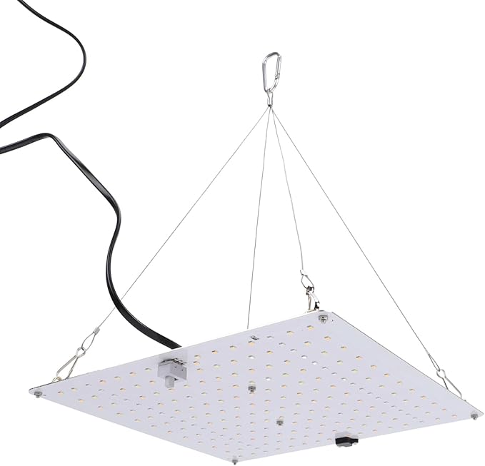 YUYTE Full Spectrum Grow Light 22W LED Plant Light with High PAR Output and Hanging Hook for Hydroponic Greenhouse Flower Indoor Plants (US Plug)